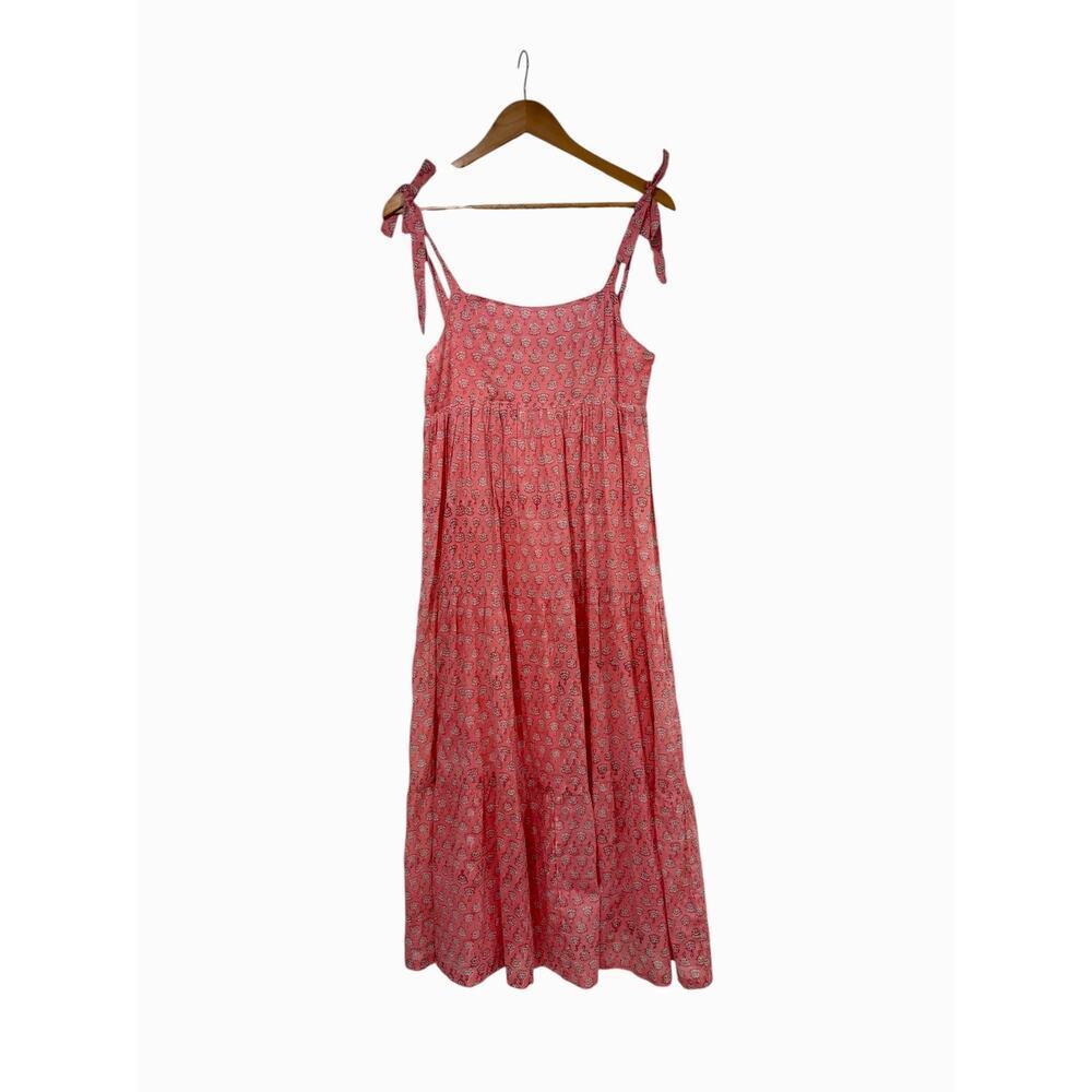 Emerson Fry India Collection Sara Tier Dress Cherry Blossom Blush Organic Small